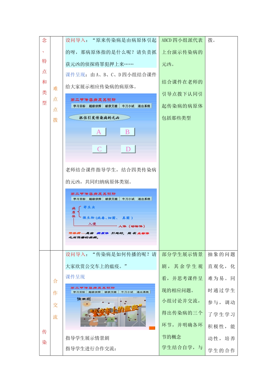 七年级生物 《传染病及其预防》教案 济南版_第3页