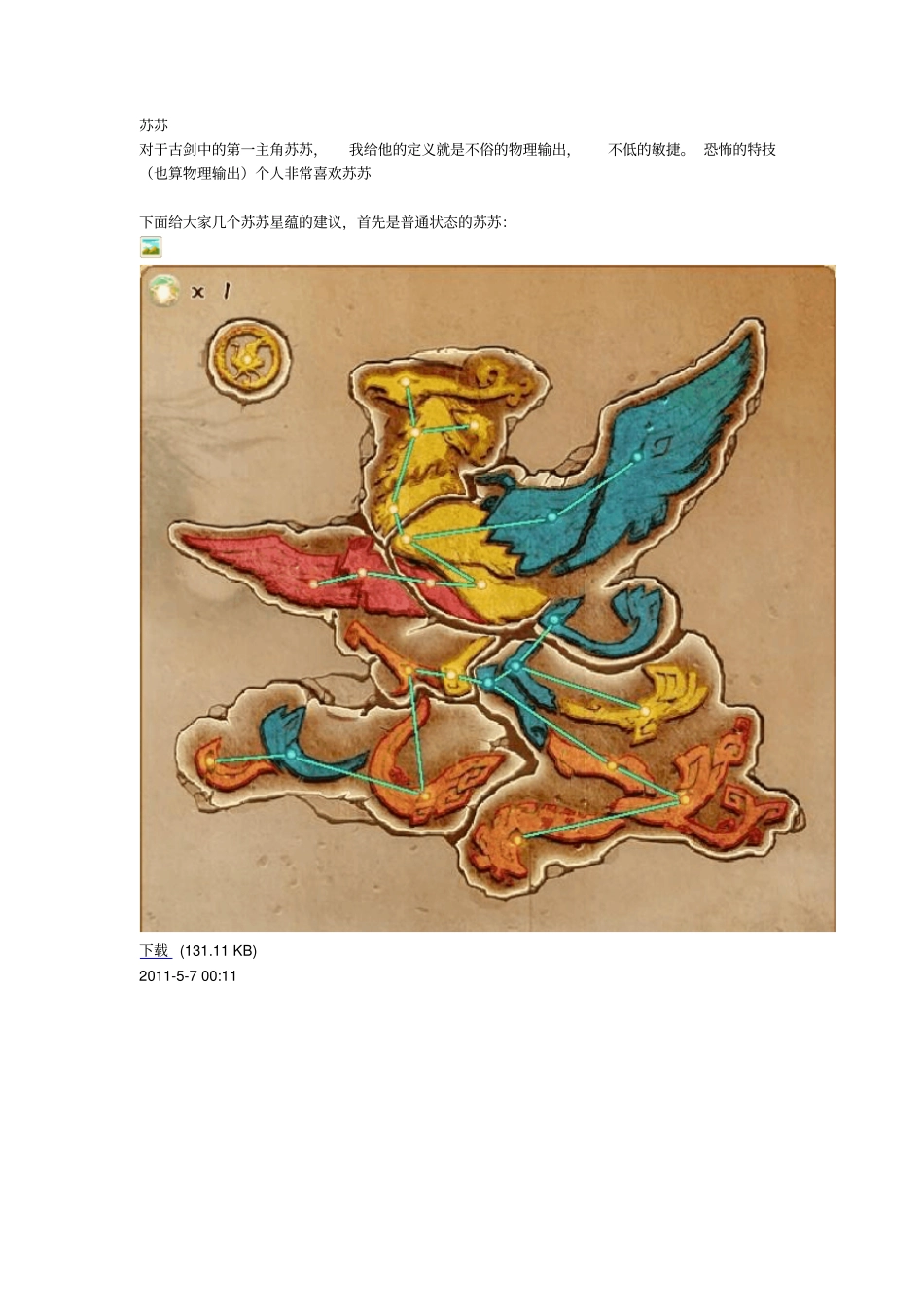 古剑奇谭全人物星蕴加点方案_第1页
