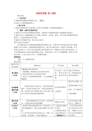 山东省滕州市单位尚贤中学2014-2015八年级生物上册 4.1.2 传粉和受精（第1课时）优秀教案 （新版）济南版