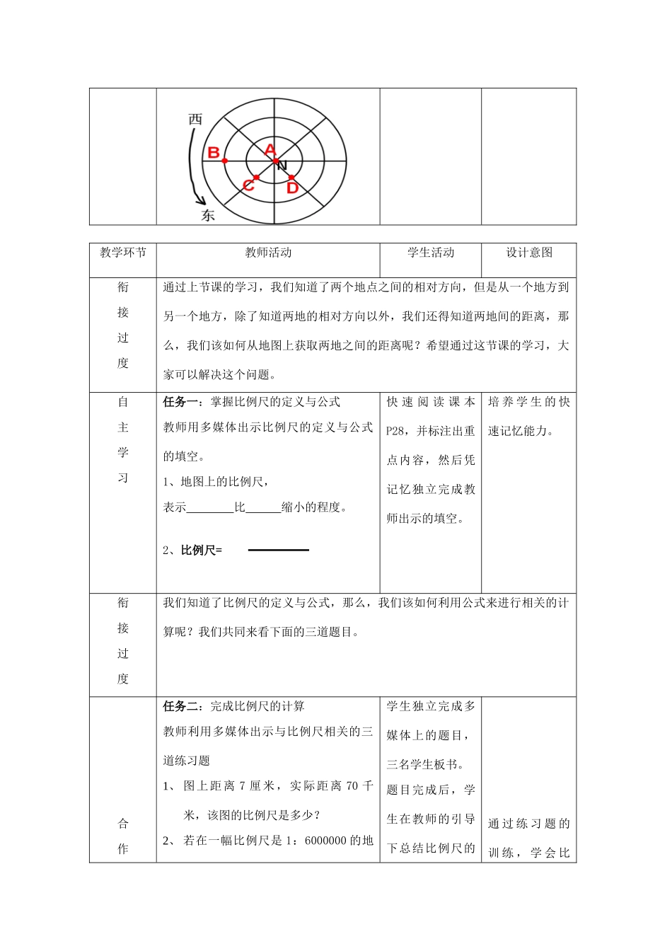 七年级地理上册 2.1《地图基本要素》（第2课时）教案 （新版）商务星球版-（新版）商务星球版初中七年级上册地理教案_第2页