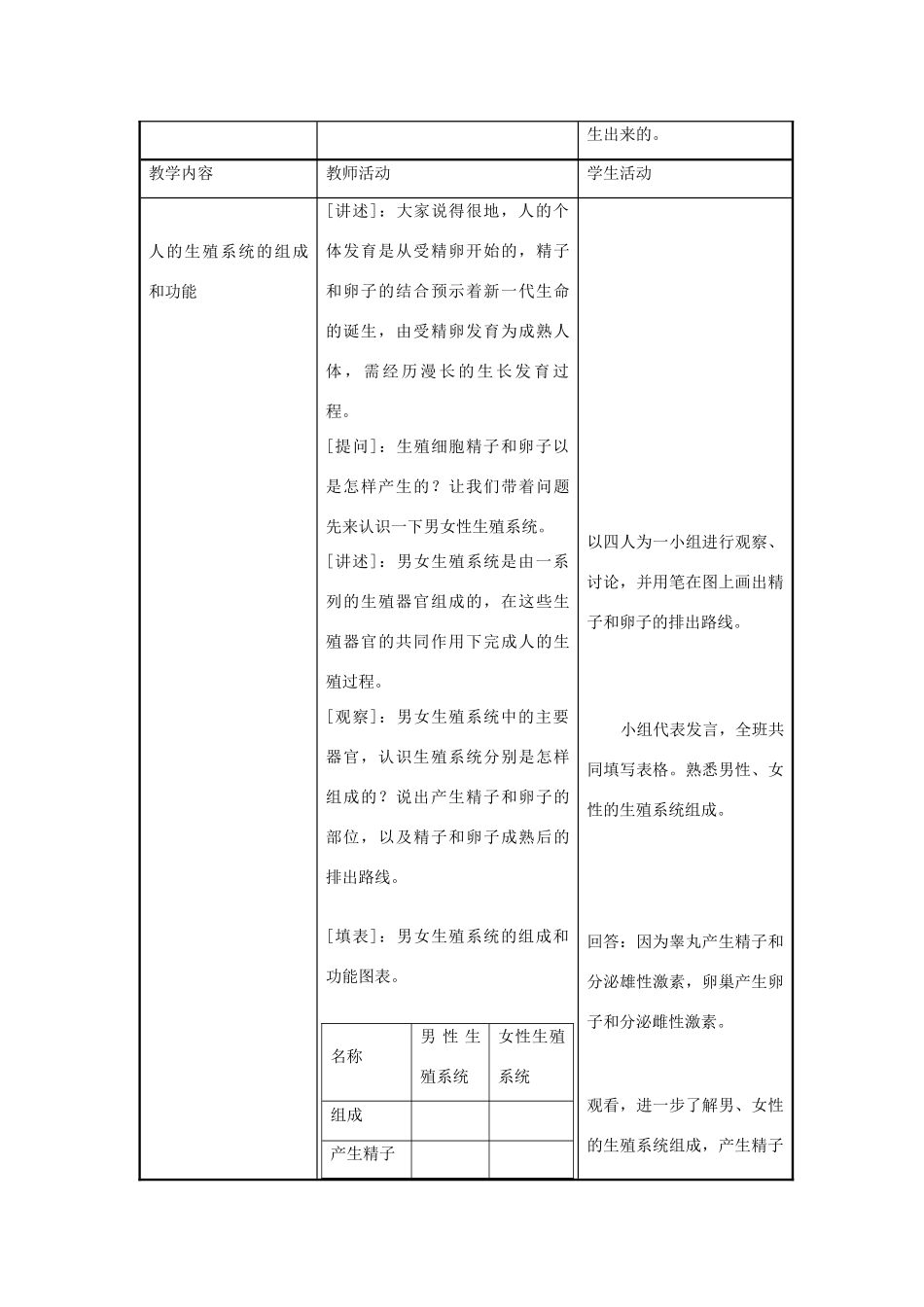 七年级生物《人的生长发育和青春期》教案2_第2页