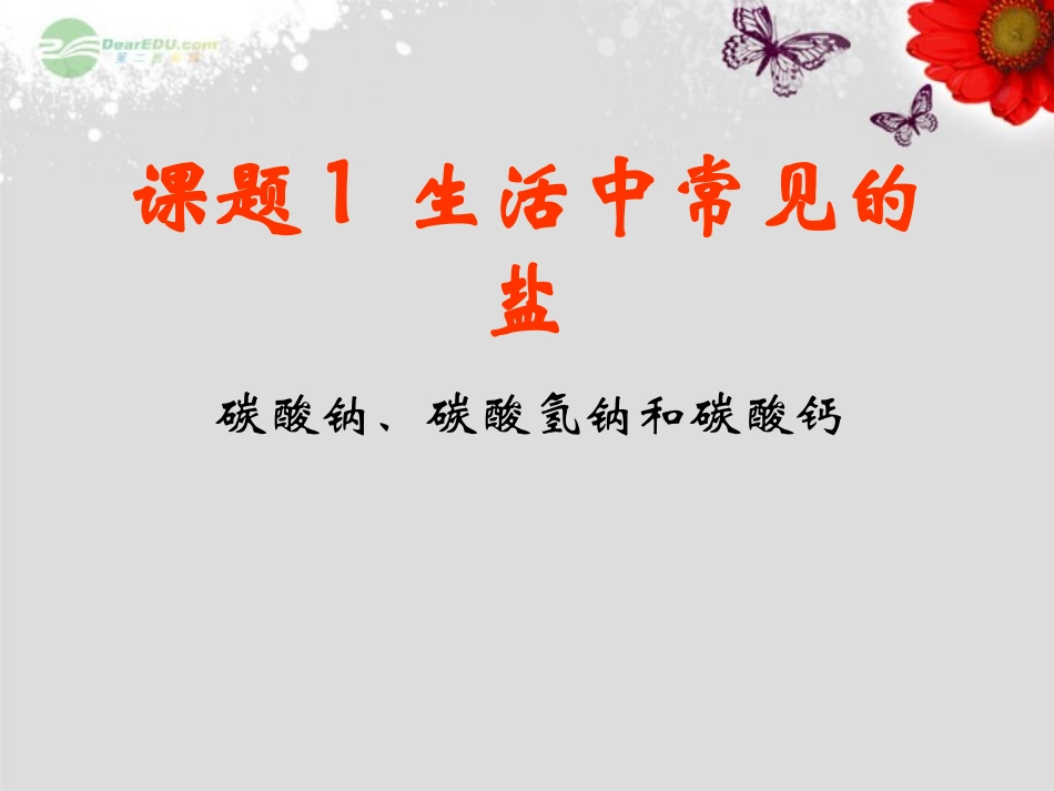 江苏省无锡市滨湖中学九年级化学下册《第十一单元 盐、化肥》课题1 生活中常见的盐课件 新人教版_第1页