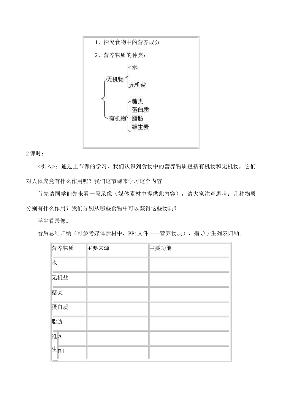 七年级生物 食物中的营养物质_第3页