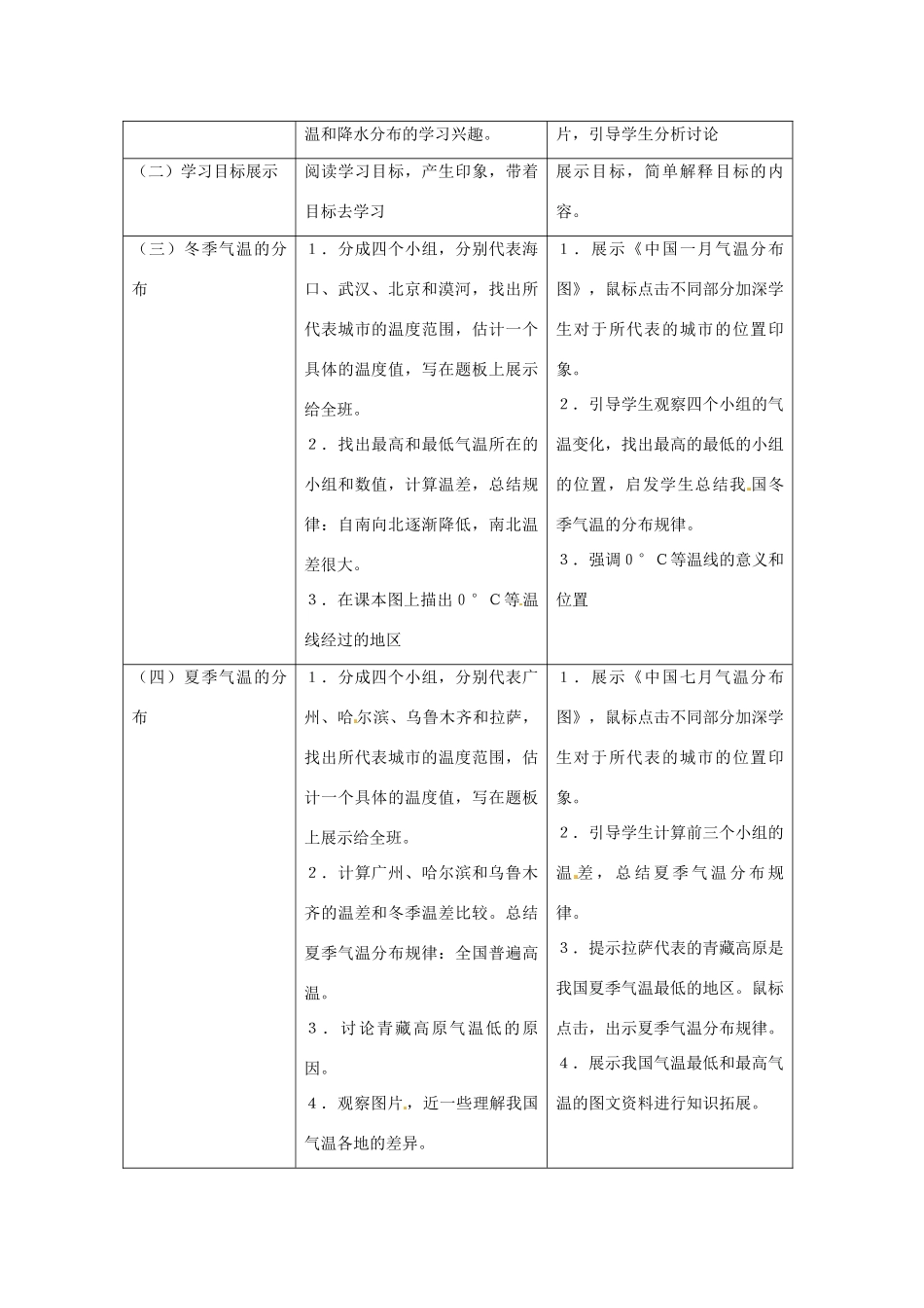 七年级地理上册 3.2《气温和降水》教案 中图版_第2页