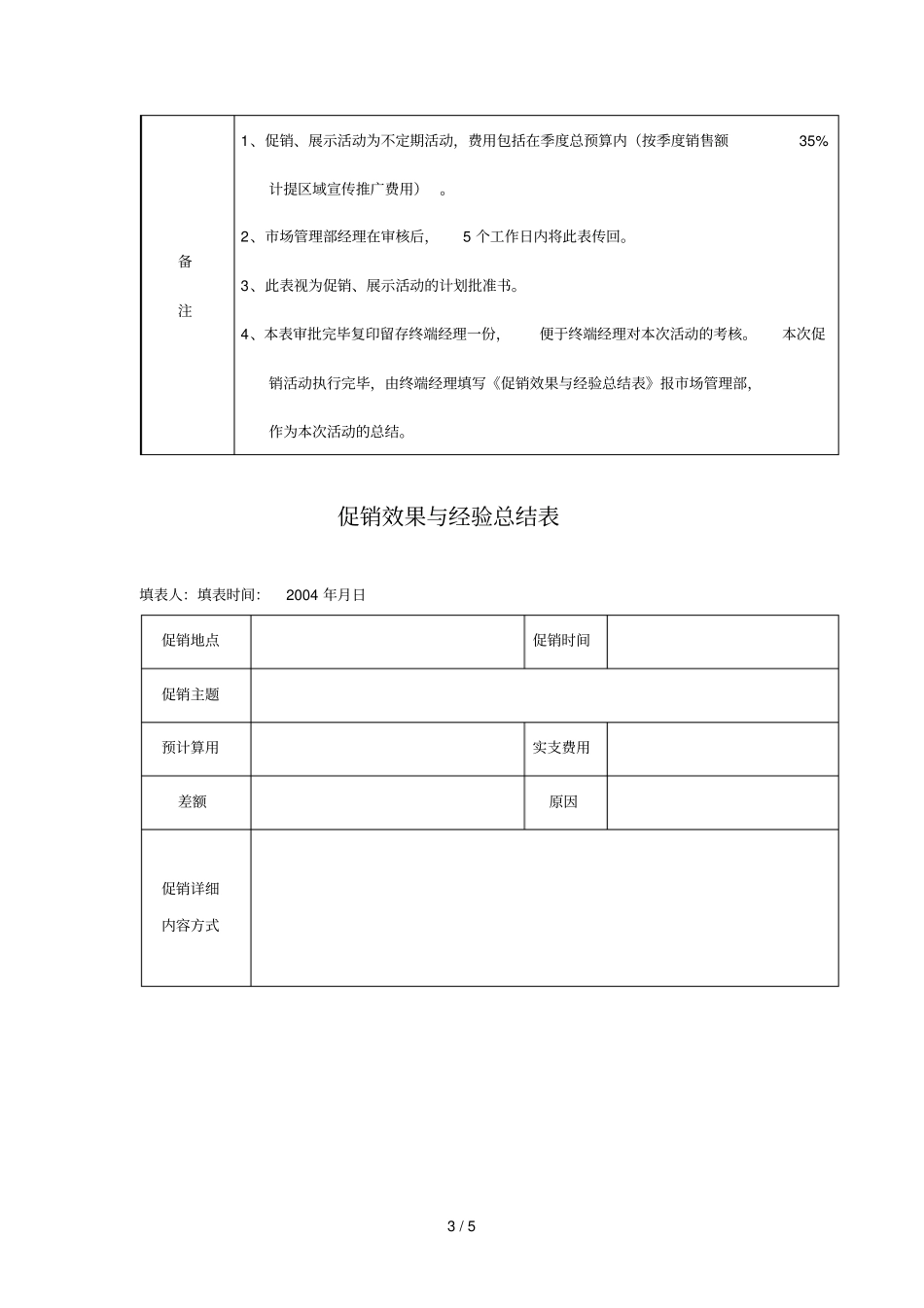 广告和促销表格_第3页