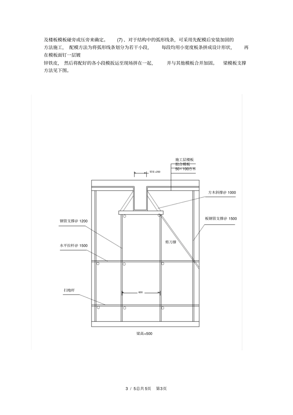 米高支撑模板专项施工方案_第3页