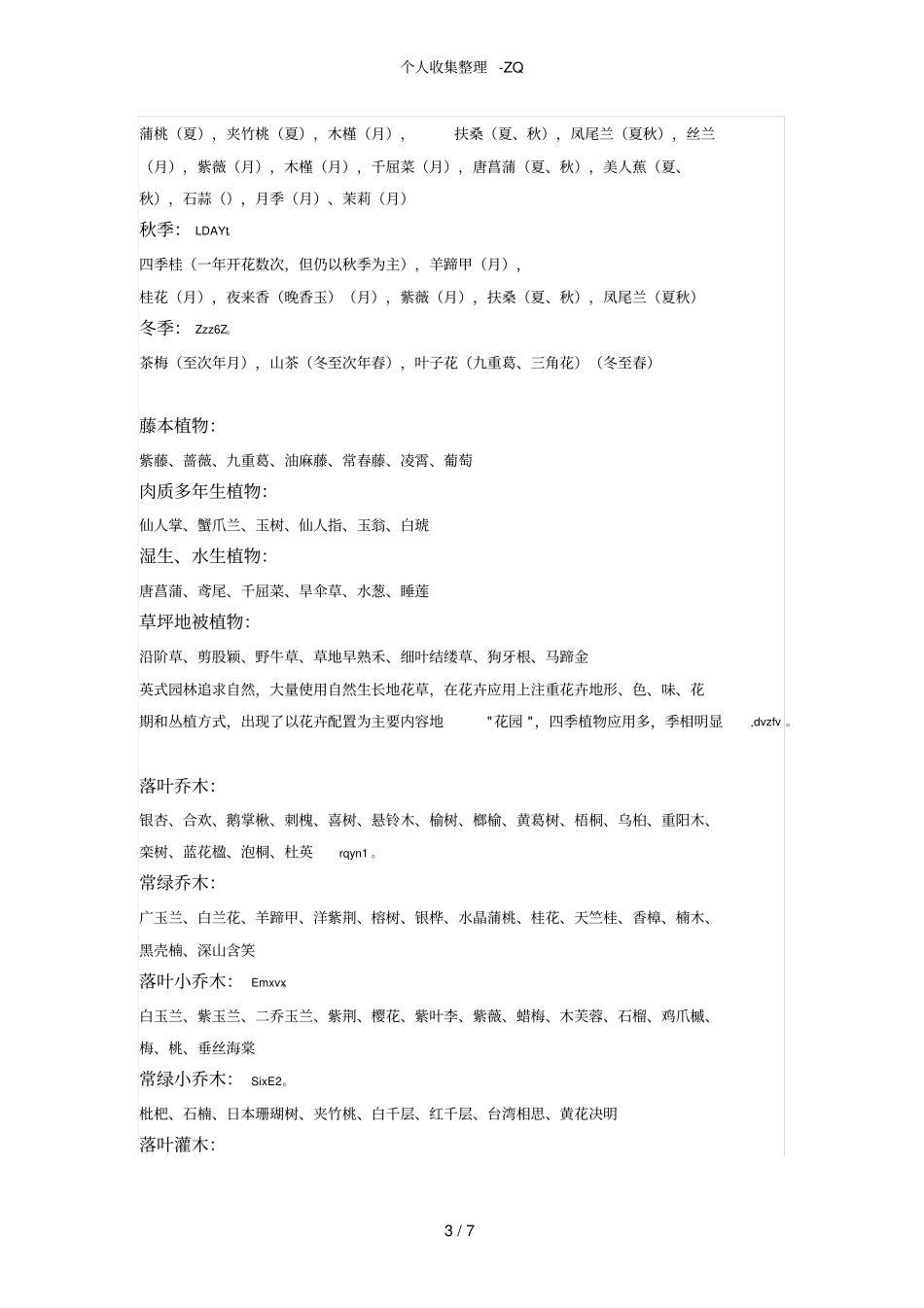 各式风格庭院植物配置_第3页