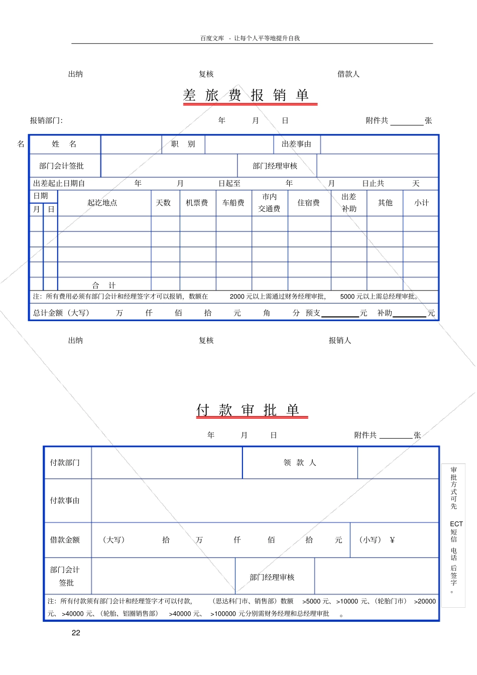 各费用报销单表格_第2页