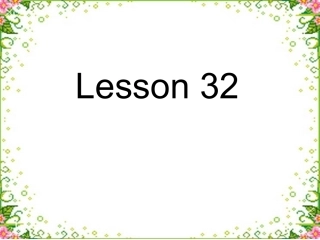 Lesson32