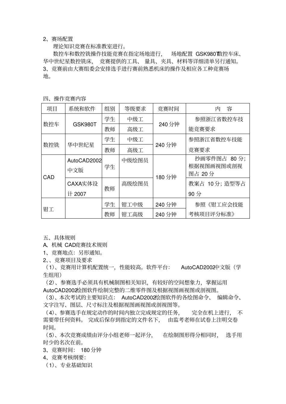 各项目竞赛要求及评分标准_第3页