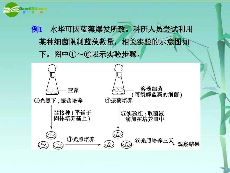 【步步高】浙江专用2011届高考生物大二轮复习-第二部分-专题三-第四讲-综合能力考查题课件-浙科版_第3页