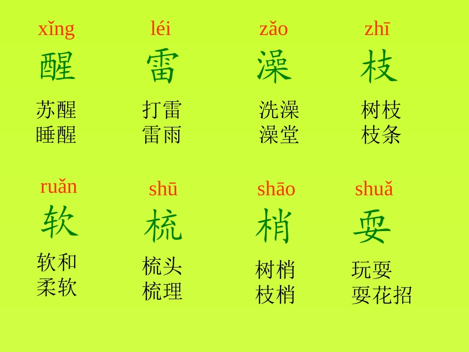 小学语文一年级课件-柳树醒了-5_第2页