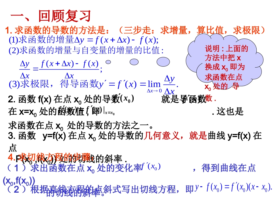 3.2.1几个常用函数的导数_第3页
