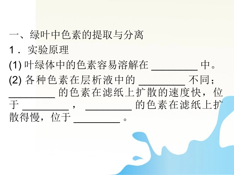 2012届高考生物第一轮复习-第三课时能量之源-光与光合作用讲练测课件11_第3页