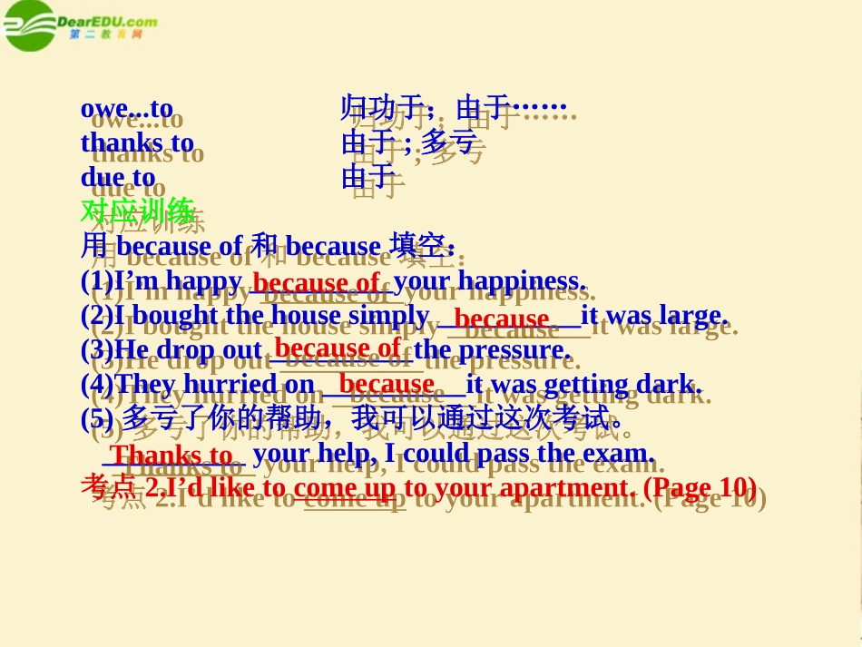 2012届高考英语一轮复习考点清障-unit-2-English-around-the-world课件-新人教版必修1_第2页