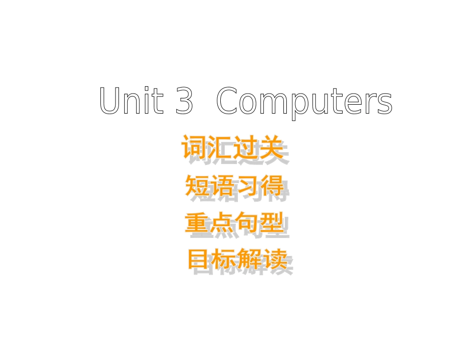 人教新课标必修2Unit3课件_第1页
