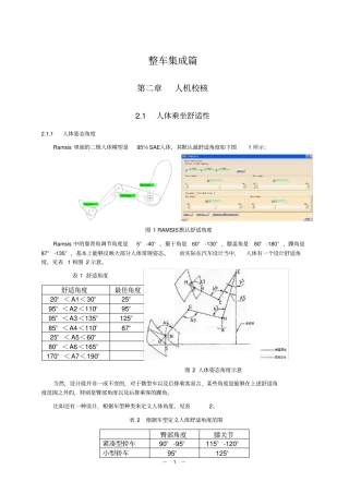 吉利整车部设计手册-人机校核