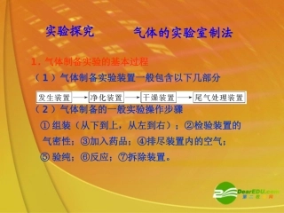 4章-实验探究-气体的实验室制法