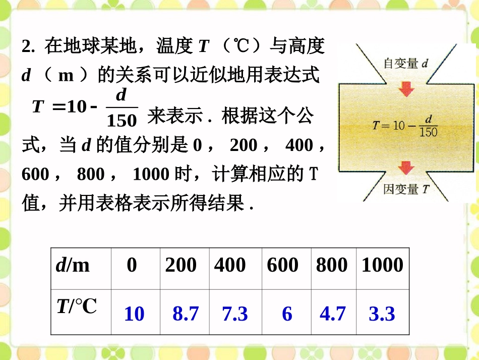 随堂练习-用表达式表示变量之间的关系_第2页