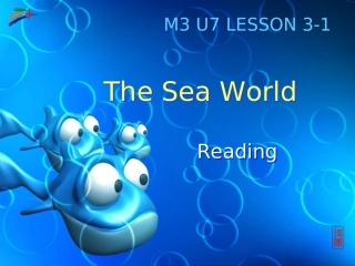 Lesson3TheSeaWorld
