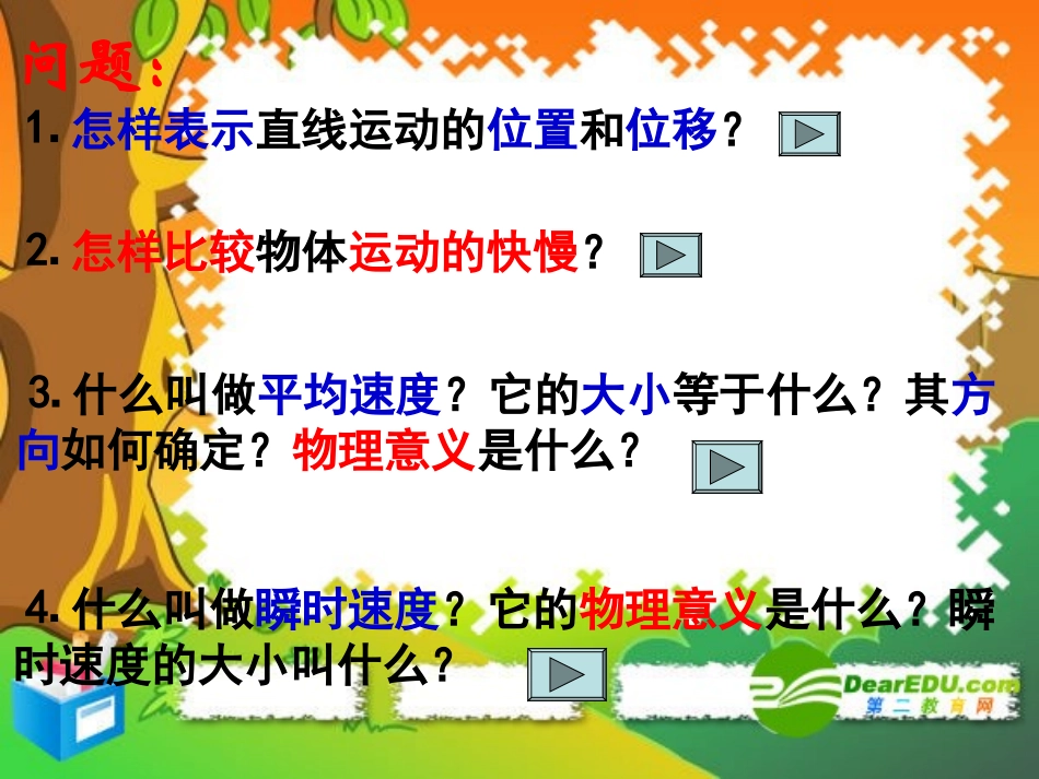 高一物理-1.3《运动快慢的描述——速度》课件-新人教版必修1_第2页