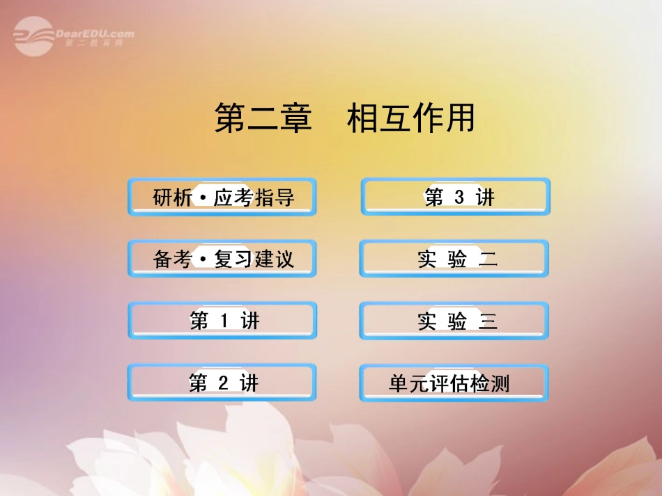 【全程复习方略】2013版高中物理-2相互作用课件-沪科版_第1页