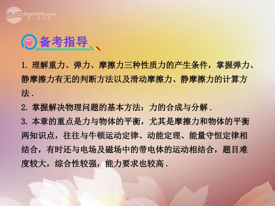 【全程复习方略】2013版高中物理-2相互作用课件-沪科版_第3页