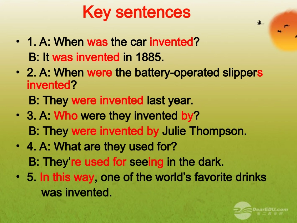 浙江省台州温岭市松门镇育英中学九年级英语上册《unit-9》课件-人教新目标版_第2页
