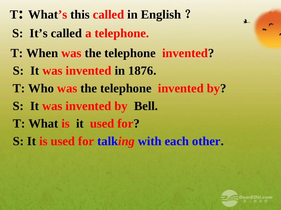 浙江省台州温岭市松门镇育英中学九年级英语上册《unit-9》课件-人教新目标版_第3页