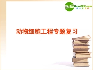 高中生物-动物细胞工程专题复习课件-人教版选修3