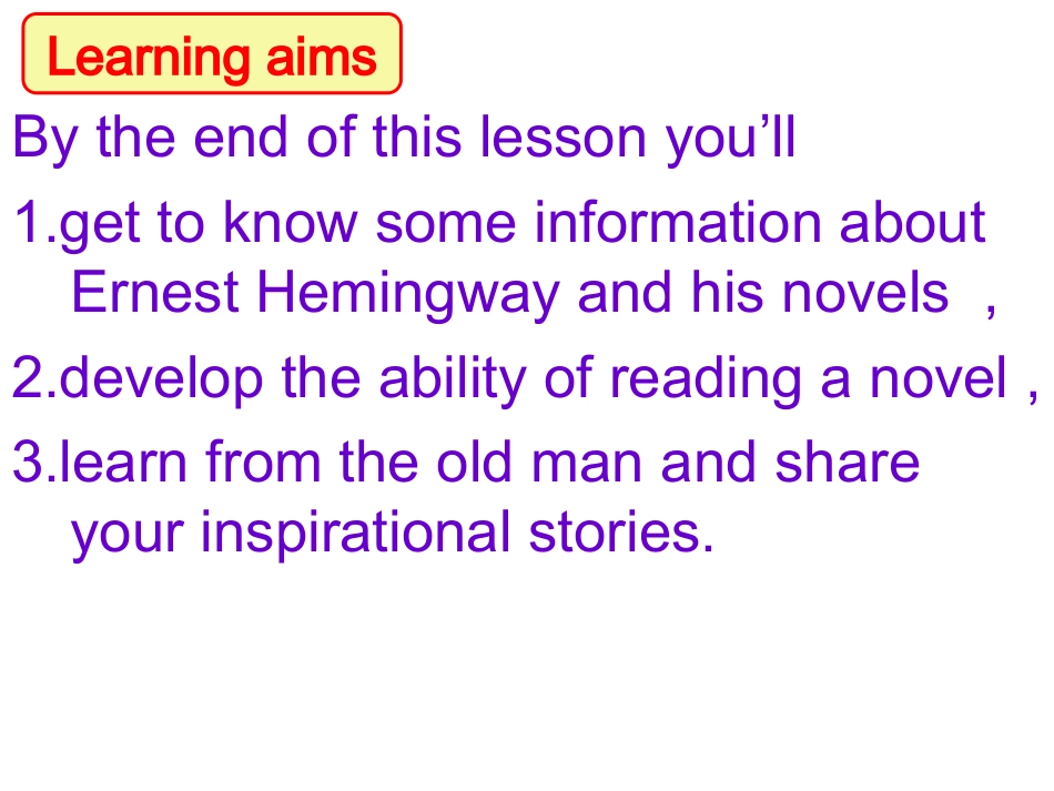 Reading(2)：Appreciatingliterature_第2页