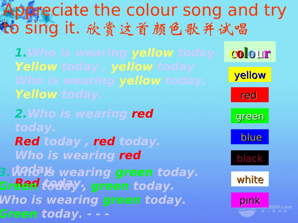 七年级英语上册-Starter-Module-3-Unit-1-What-colour-is-the-apple课件-外研版_第2页