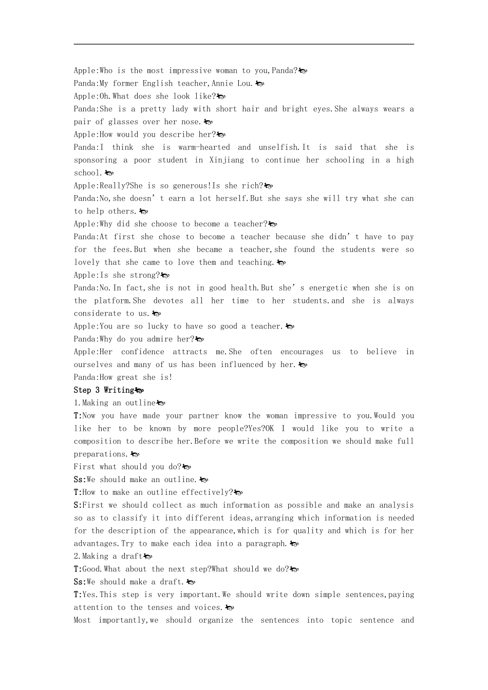 高中英语-Period-5-Speaking-and-Writing(Unit-1-Women-of-achievement)优秀教案-新人教版必修4_第3页