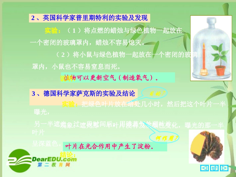 高一生物：4.2《光合作用》课件(2)(苏教版必修1)_第3页