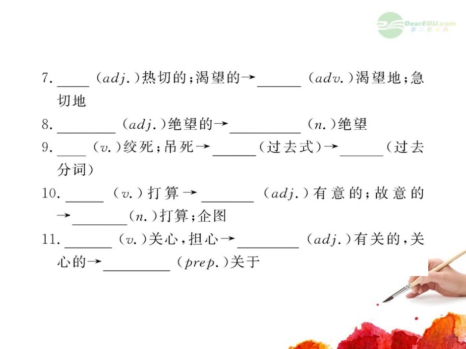 2012版高中英语全程复习方略配套课件-Modules3-4-外研版选修7-_第3页