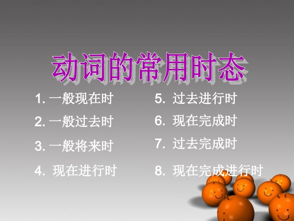 2014高考英语-语法专题复习09-时态与语态精品课件_第2页
