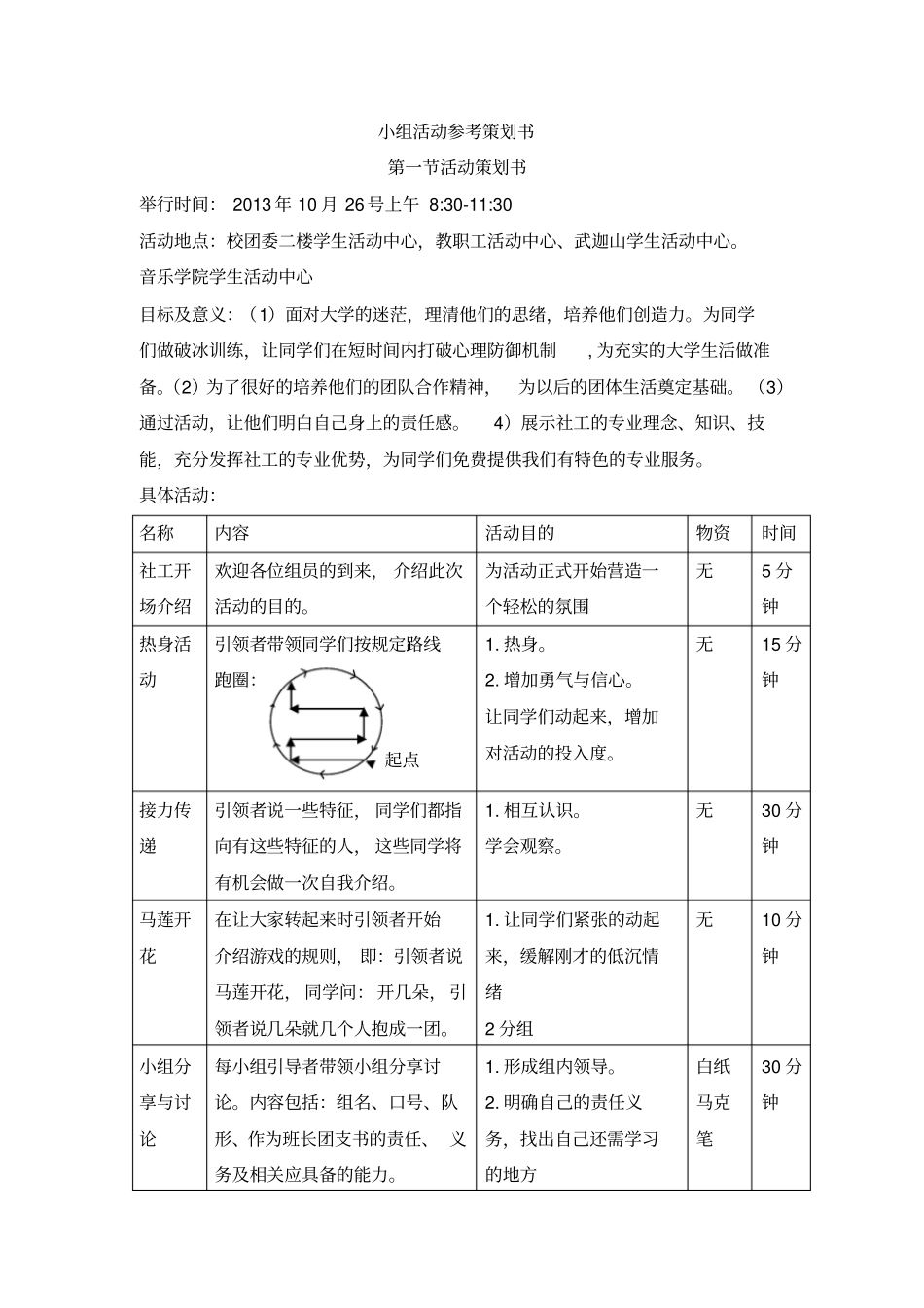 启梦社工破冰活动策划书解读_第3页