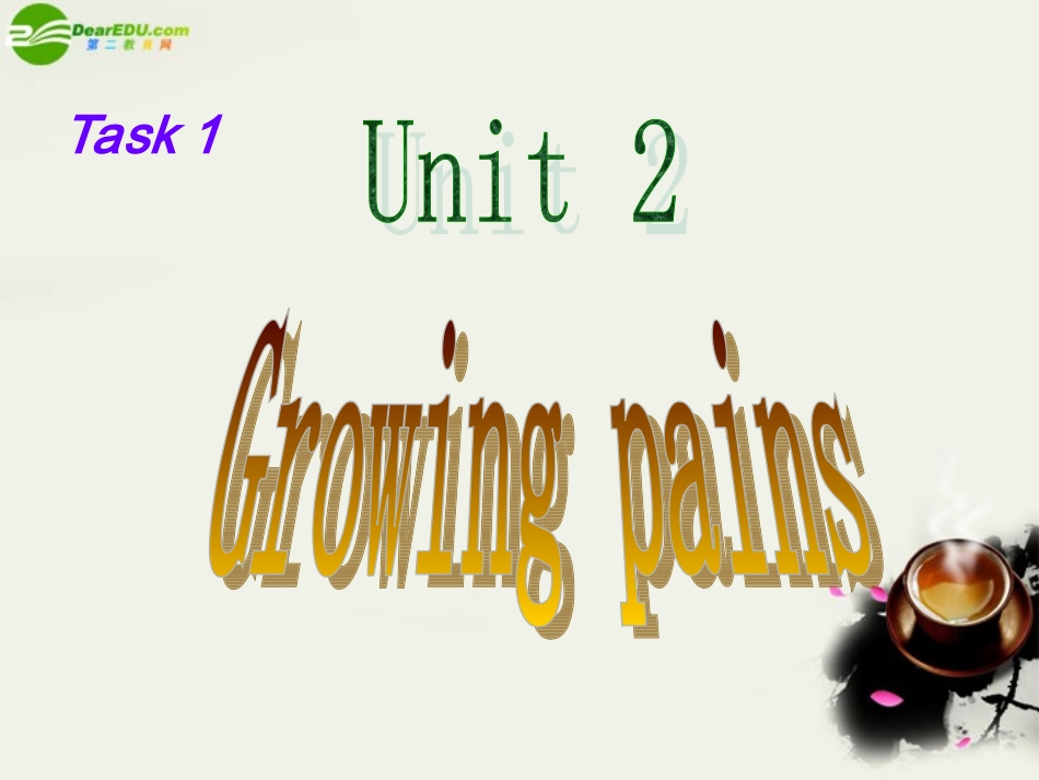 高中英语-Unit-2《Grwoing-pains》Task课件6-牛津译林版必修1_第1页