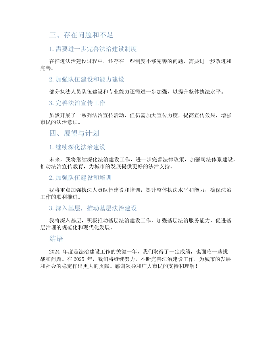 2024年度履行推进法治建设第一责任人述职报告_第2页