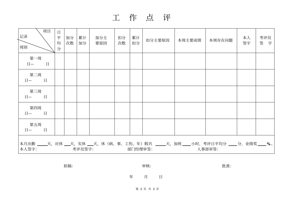 员工七项考评表_第2页