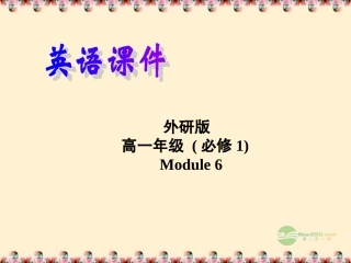山西省吕梁市高中英语-Module-6-The-Internet-and-Telecommuniation-Grammar-1精品课件-外研版必修1
