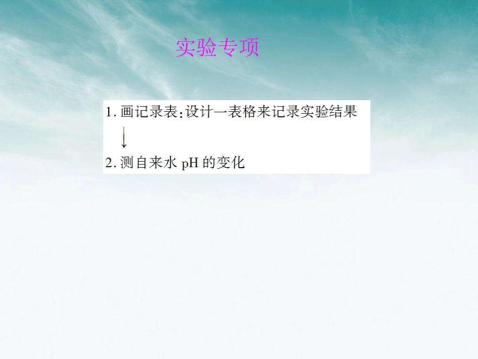 【状元之路】2012届高中生物第一轮复习-实验28-实验设计专题研究系列之内环境pH稳定机制的探究课件_第2页