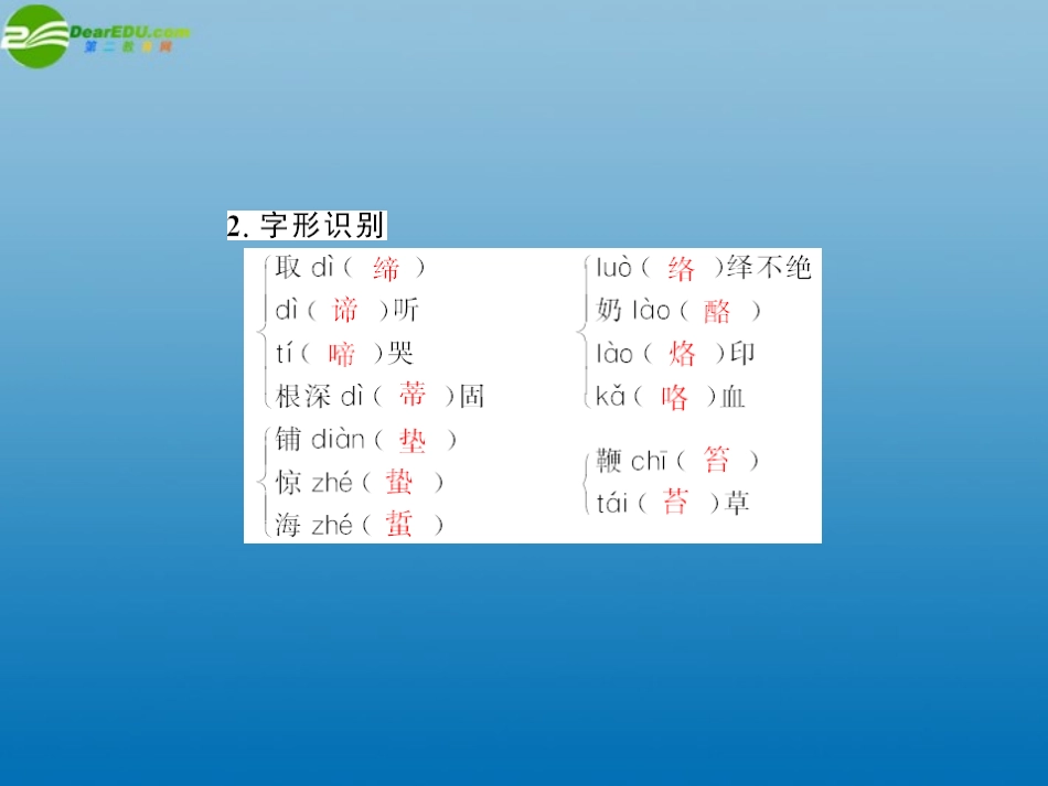 《随堂优化训练》2011年高中语文-第二单元第7课-《红楼梦》的情节波澜(节选)课件-粤教版必修4_第3页