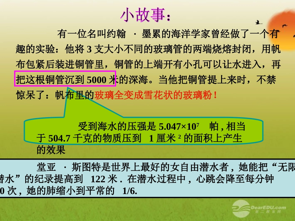 陕西省山阳县色河中学九年级化学《液体的压强》课件-人教新课标版_第2页