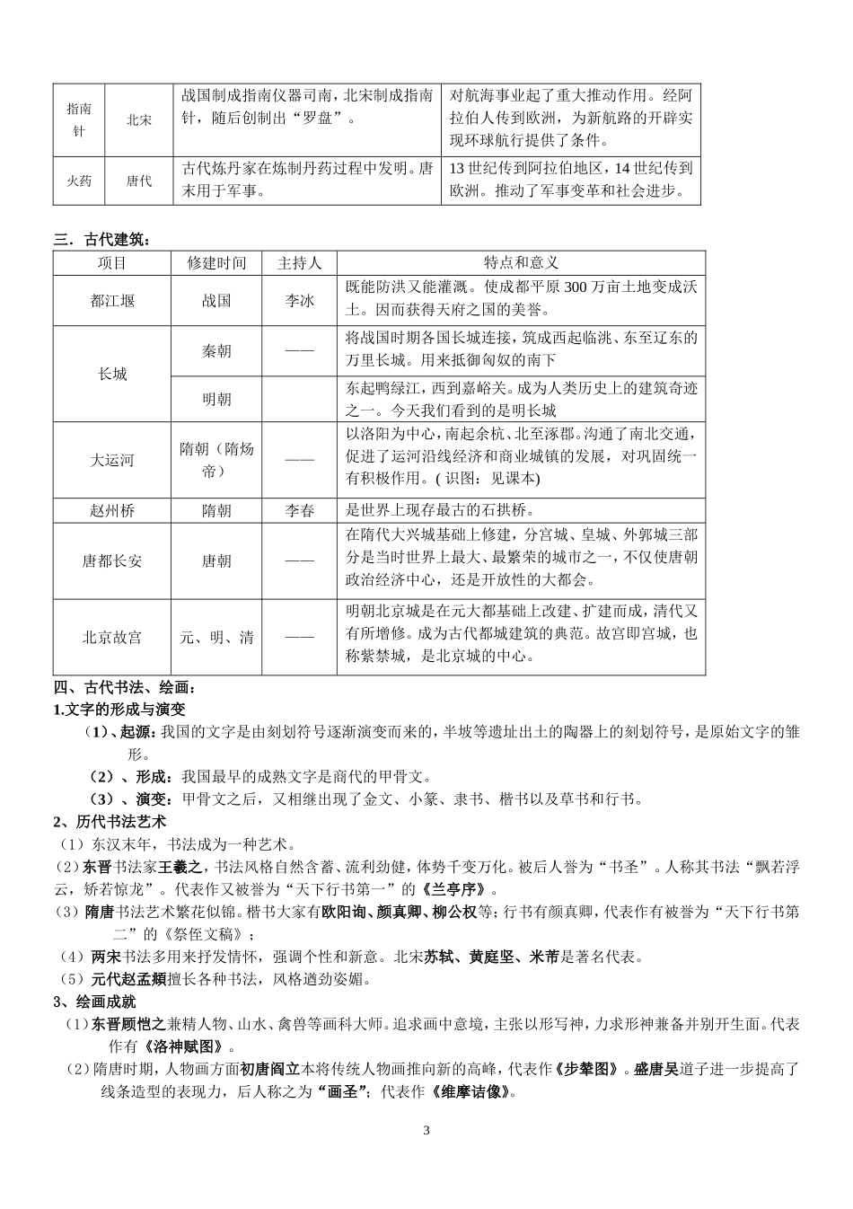 2014年中考历史专题复习终极版_第3页