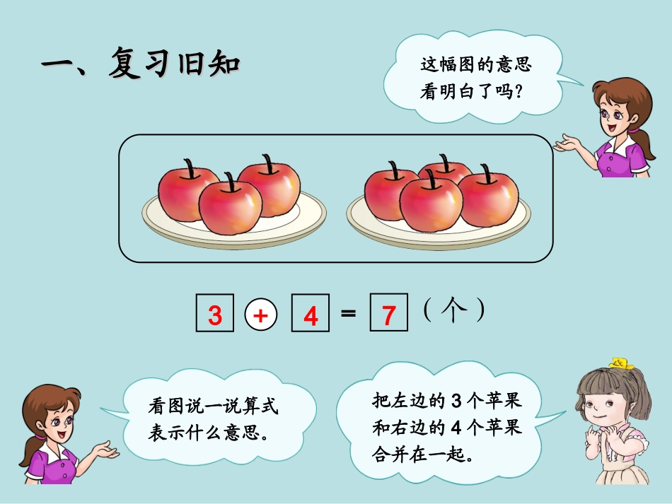 一年级上册《6、7的加减法应用》--课件---副本_第3页