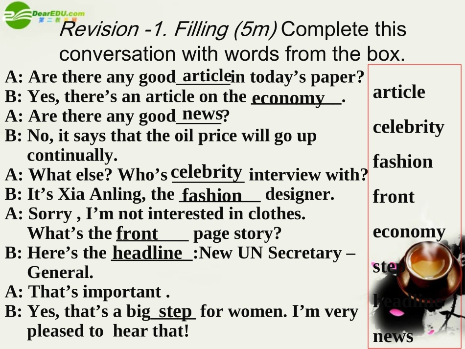 高中英语-Module5《newspapers-and-magazines》Reading-and-Vocabulary课件3-外研版必修2_第2页