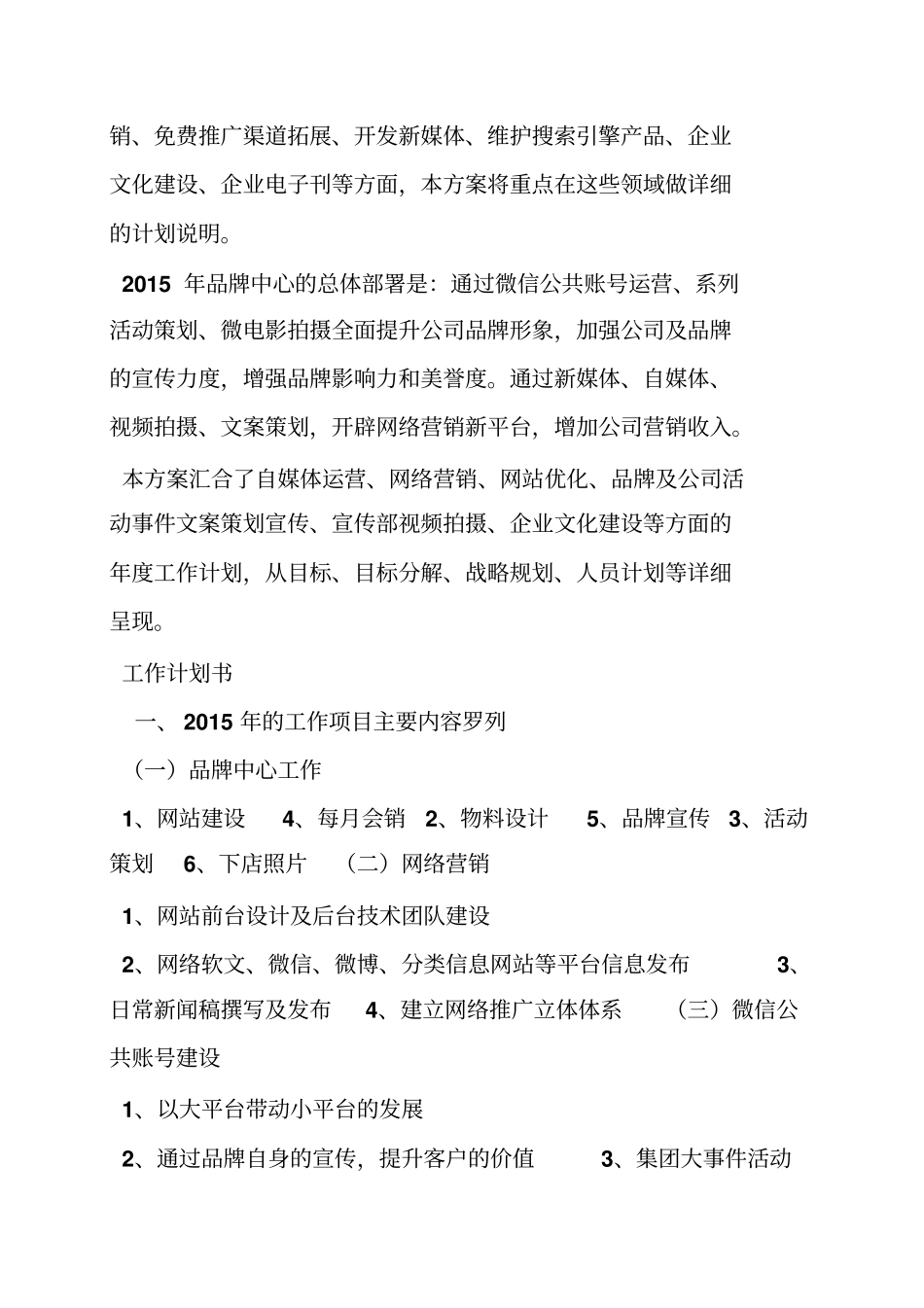 品牌部年计划_第2页