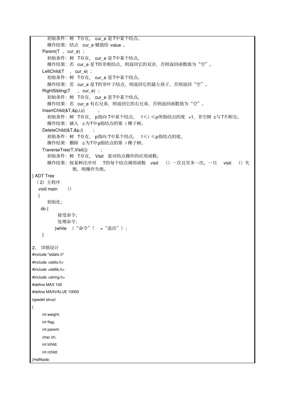 哈夫曼编译码器_第2页