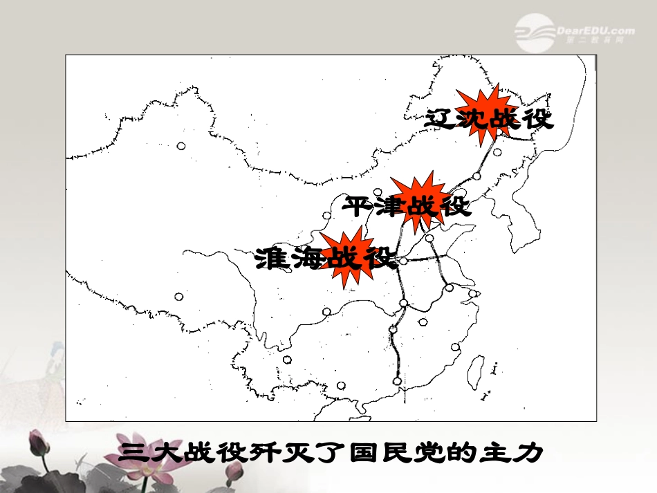 甘肃省兰州市第三十一中学高一历史《新中国的成立和巩固政权的斗争》课件-_第3页